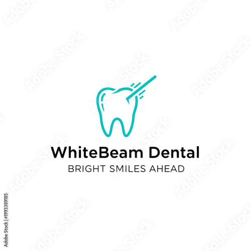 Dental Tooth Brush Logo Design.