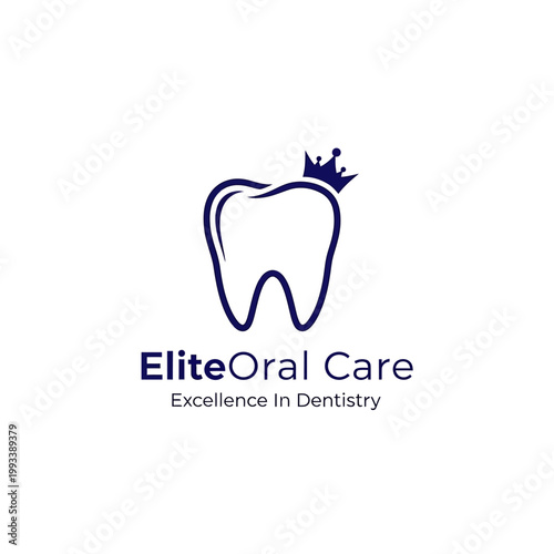 Elite Oral Care Dental Logo Design.