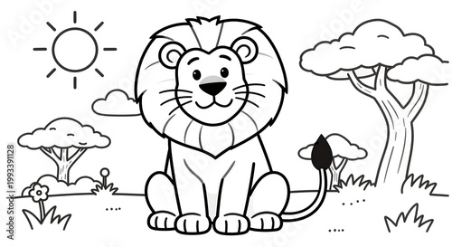 Lion coloring pages free printable lion coloring pages