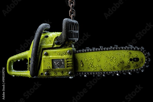 Acid Lime Chainsaw Cinematic Product Shot