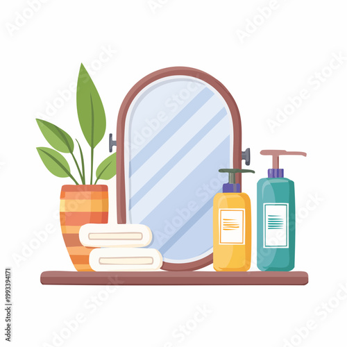 Badezimmer-Set Icons