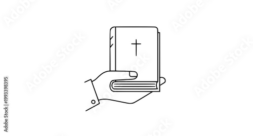 No fishing allowed symbol with fish and trident detailed line icon red prohibition sign vector isolated on white