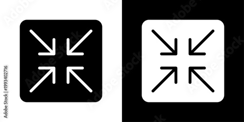 App full screen icon in solid style representing expand view, maximize window, display mode, screen resize and immersive interface.