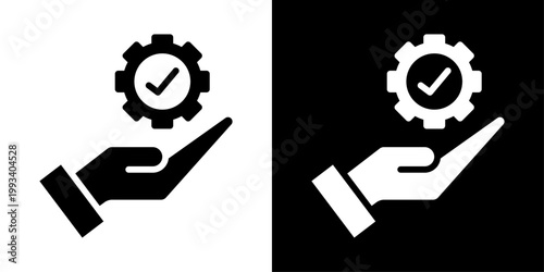App support icon in solid style representing customer service, technical support, help desk, maintenance and user assistance concept.