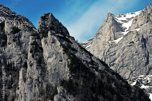 Mountain landscape. Carpathian Mountains in Romania.