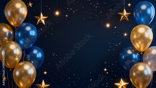 Refined festive environment with balloon décor.