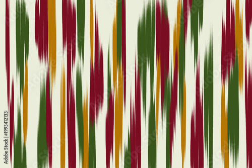 Uzbekistan ikat pattern. Abstract ikat art pattern. Uzbekistan pattern design for background, wallpaper, textile, art, clothing, wrapping paper, carpet, print, Uzbek fabric 