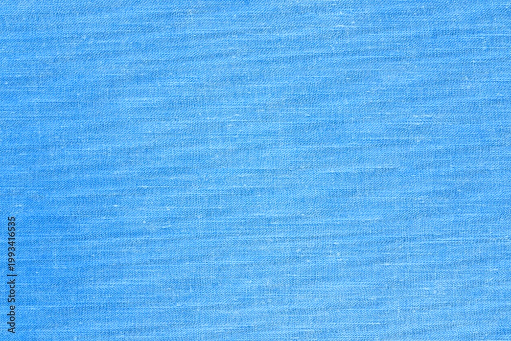 Fototapeta premium Blue Fabric Texture Background, Seamless Linen Cloth Pattern