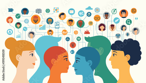 This minimalist illustration evokes a sense of calm and introspection. Ideal for wellness content, psychological articles, or branding focused on emot