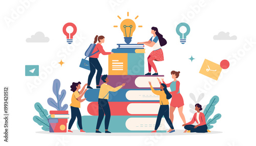 A minimalist illustration of a person standing by a stylized plant creates a calming, peaceful mood. Ideal for websites, blogs, or articles about well