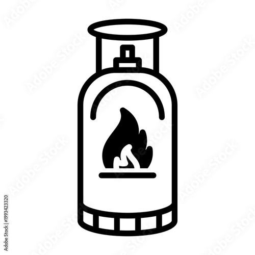 Gas Cylinder Icon