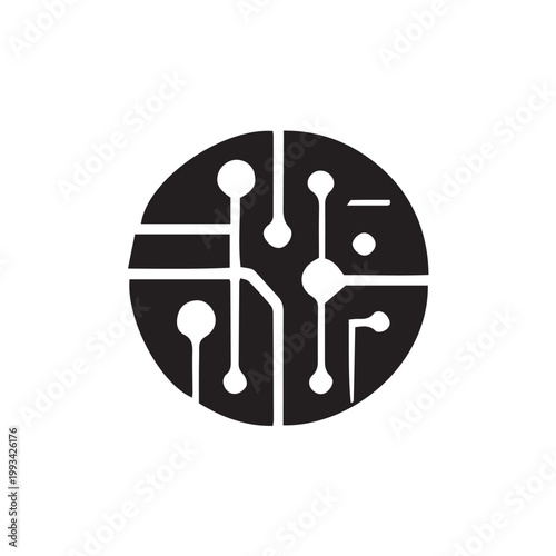 technology tool icon on metal internet button