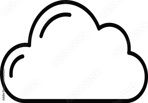 Vector illustration of an abstract speech bubble with a frame and background design featuring a cartoon smile icon and business sign symbol sketch