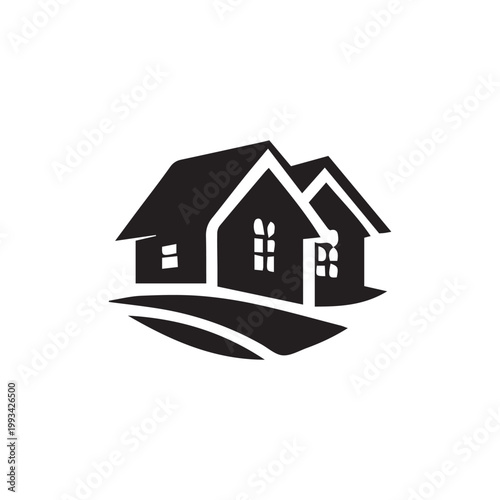 real estate logo vector illustration