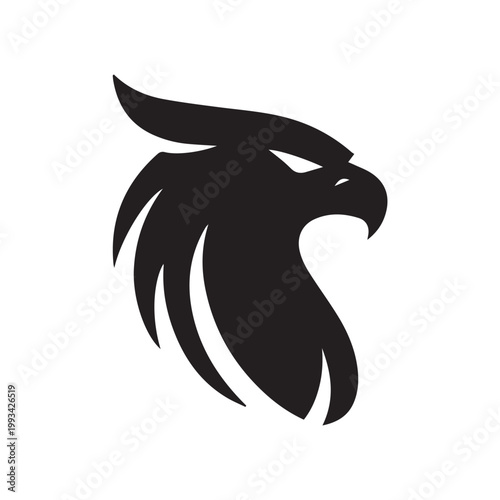 eagle tattoo vector illustration