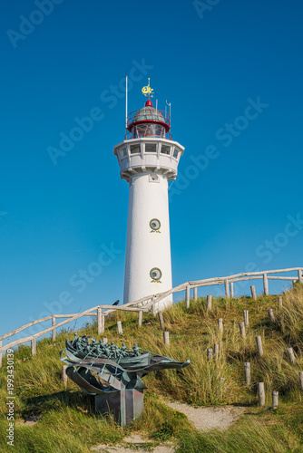 The Egmond aan Zee Lighthouse, a landmark of the city