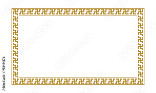 Decorative frame in greek style.