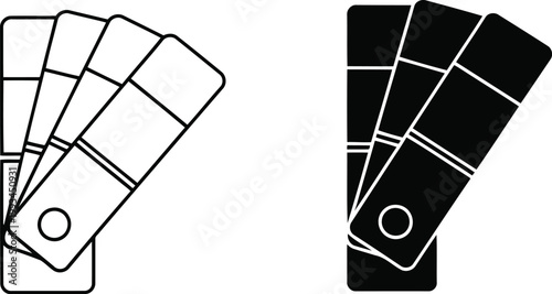 Color Palette Icons for Design and Creative Projects