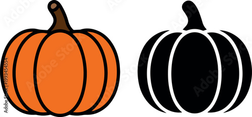 Pumpkin label and packaging template set