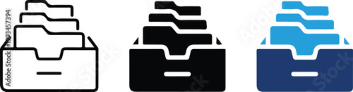 Isometric of three stacks of books with blue accents on white and black backgrounds