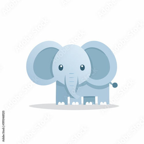 Minimalistischer Elefant 