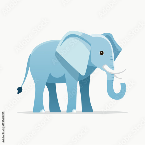 Minimalistischer Elefant 