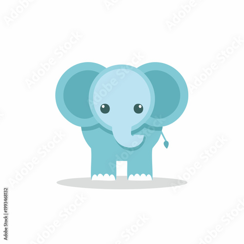 Minimalistischer Elefant 
