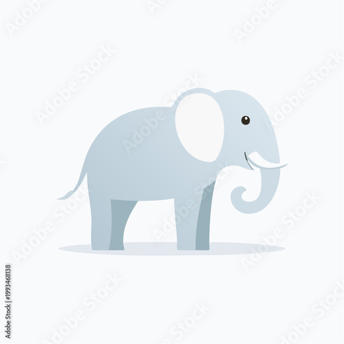 Minimalistischer Elefant 