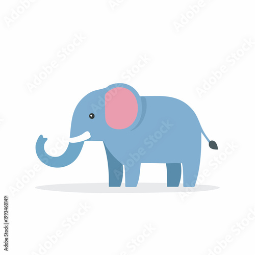 Minimalistischer Elefant 