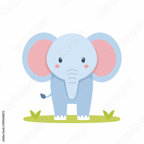Minimalistischer Elefant 