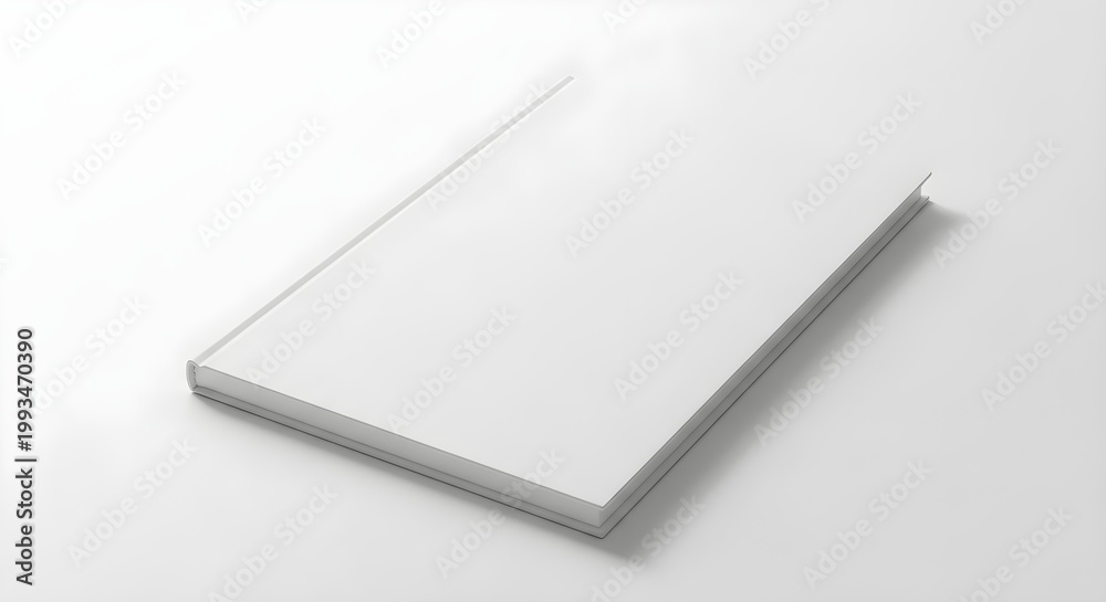 Naklejka premium Blank hardcover book mockup