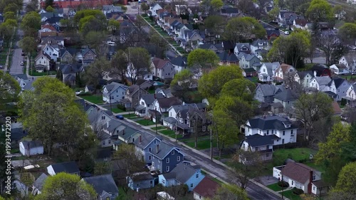 Quiet Residential Streets and Homes in East Rochester NY Real Estate in Springtime
