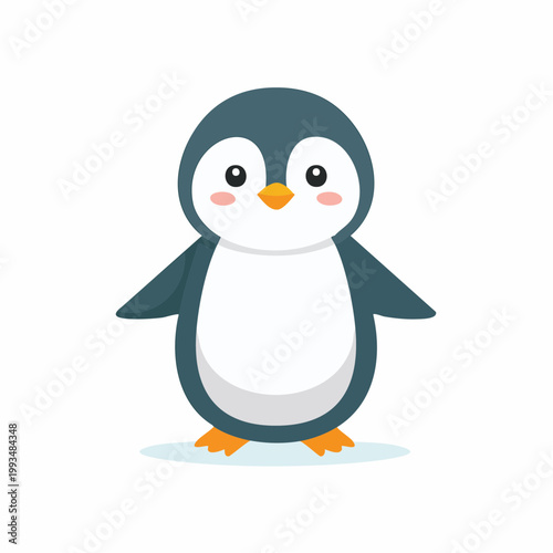 Süßer Pinguin stehend 