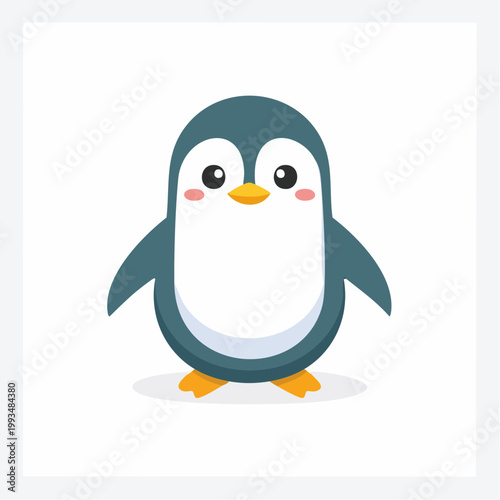 Süßer Pinguin stehend 