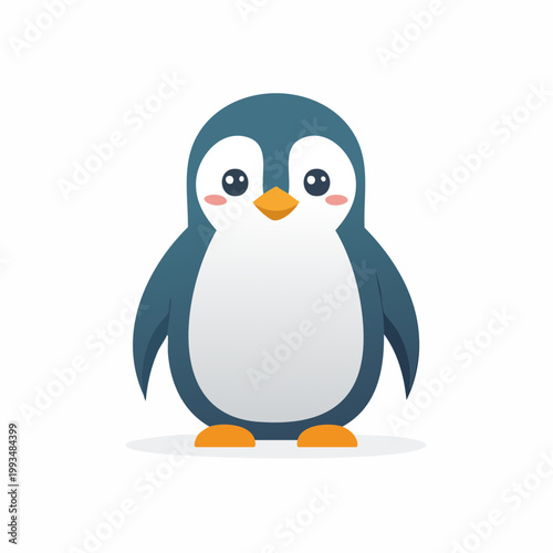 Süßer Pinguin stehend 