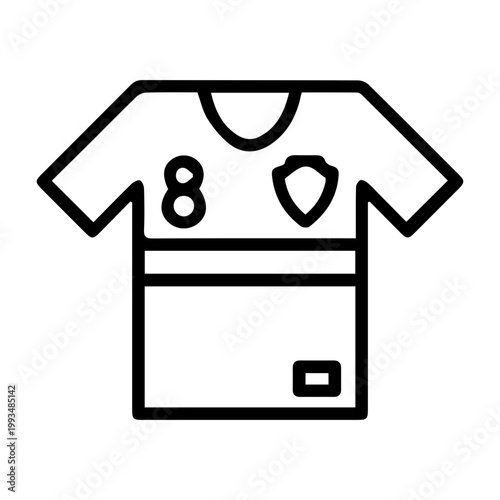Football Jersey Icon