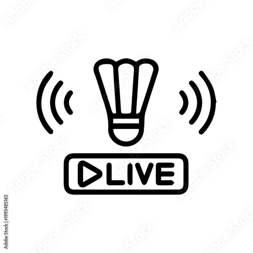 Live Badminton Stream Icon