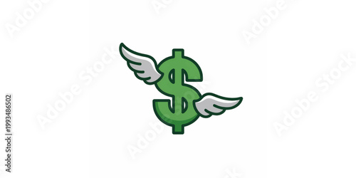 Green lizard on a white background with a leaf and floating money and finance symbols in a 3D illustration concept