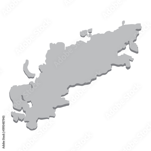 Russia Map Silhouette