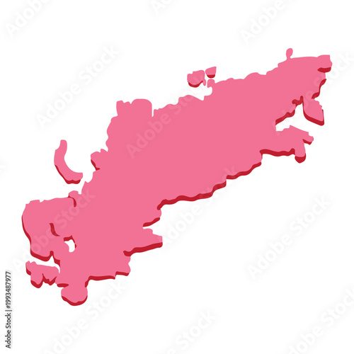Pink Map of Eurasia