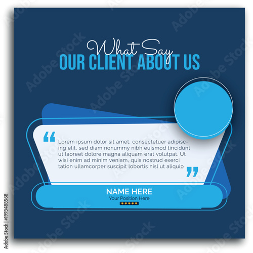 Customer Testimonial Social Media Post Template