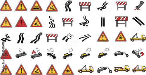 Road signs provide essential safety information.