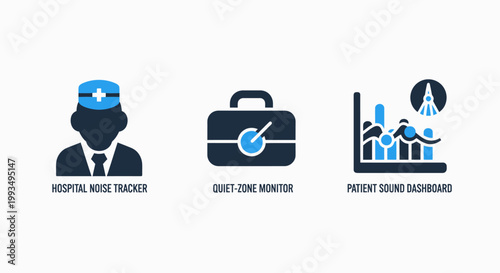 Medical and healthcare professional management icon set featuring head nurse tracking case management folder patient cloud data analytics representation healthcare tracking management