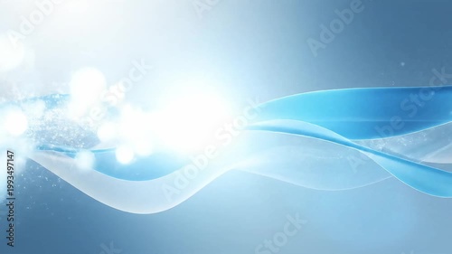 Clean healthcare background, white-blue abstract motion with sterile calm lighting animation background
