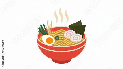 A whimsical cartoon character with a vibrant yellow face, large white eyes, and a big red hat with a yellow trim sitting atop its head. isolated on transparent background