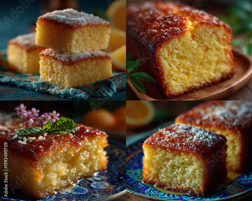 Butter Cake Dessert Still Life