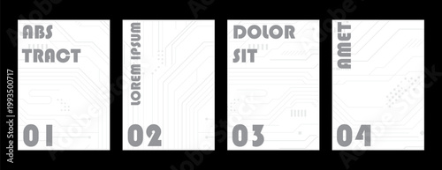 circuit background digital poster background vector background white and blue colors. Modern circuit design for poster, cover, and branding. 