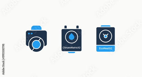 Technical inspection and maintenance icons set with inspection maintenance technical monitoring technology assessment industrial diagnostic measurement infrastructure analysis engineering