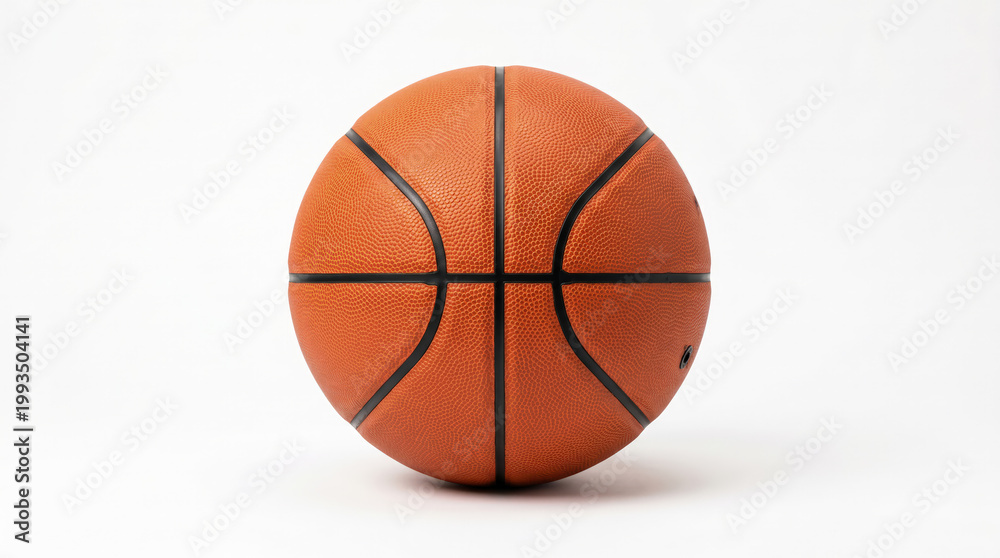 Fototapeta premium basketball ball on white background