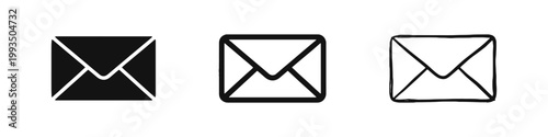 Envelope Email Message Communication Icon Set